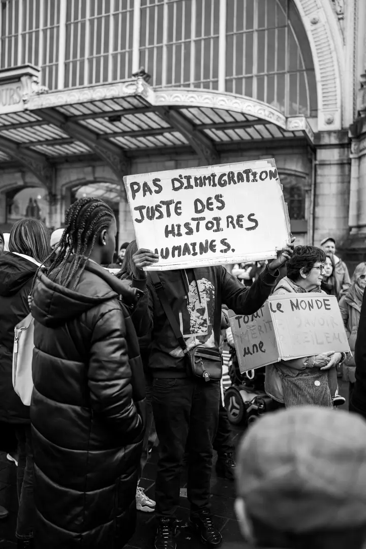 Utopia 56 Tours en manif