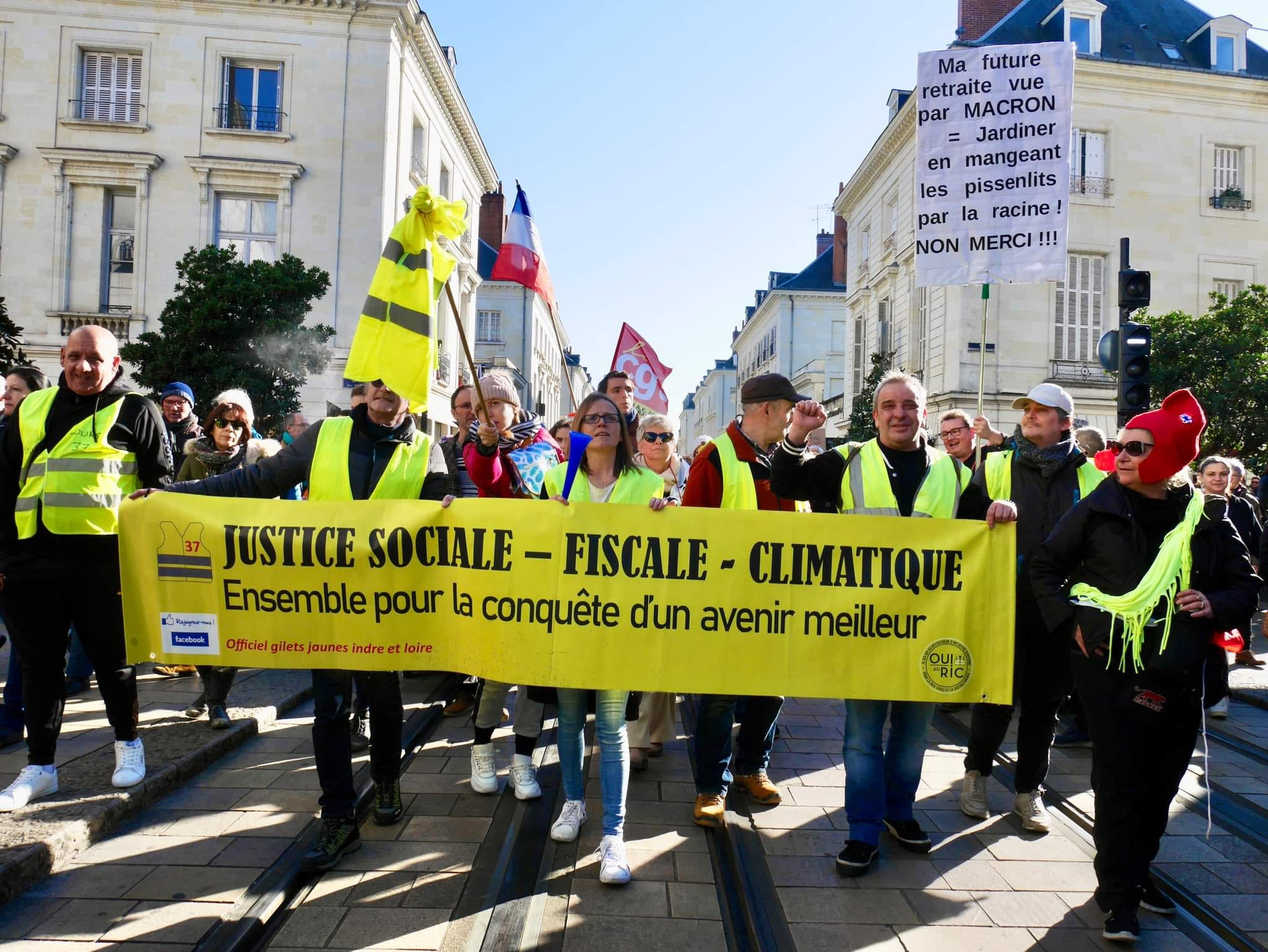 Les Gilets Jaunes en manif
